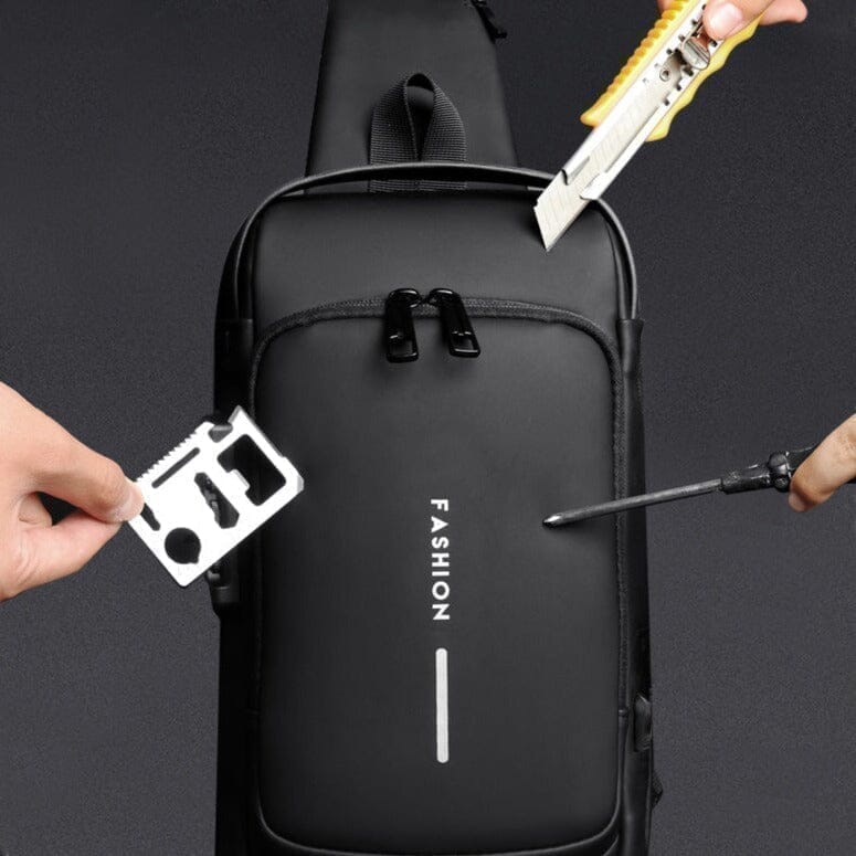 Bolsa Slim Bag - Mochila Anti-Furto com Senha USB